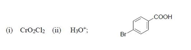  Toluene reacts with KMnO4/OH−