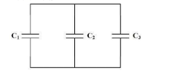 A capacitor C1 = 1µF is charged using a 9 V battery
