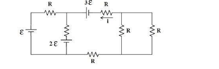 Find the current i in the given circuit.