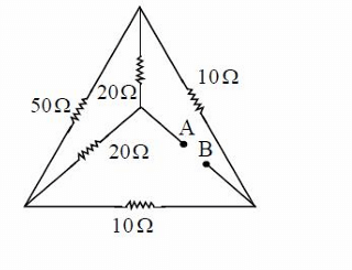 effective resistance between points A and B is