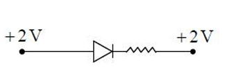  diode that is forward biased is