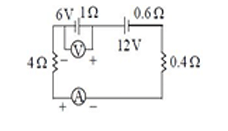  readings of the voltmeter and ammeter