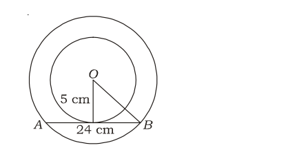 two concentric circles