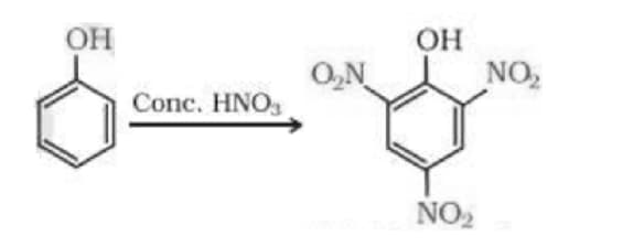 Picric acid from phenol