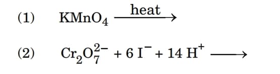 Thermal decomposition of Potassium Permanganate