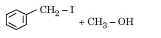 Anisole reacts with HI