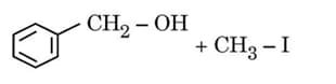 Anisole reacts with HI