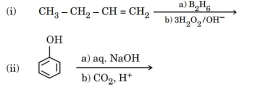 oxidation of the hydroboration product