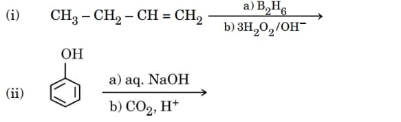 oxidation of the hydroboration product