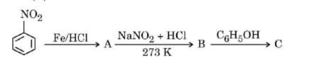 Fe/HCl.NaNO2+HCl