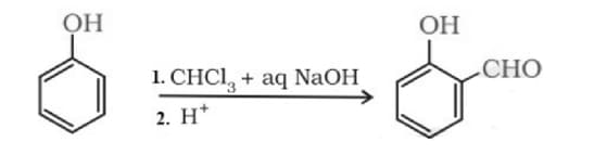 Salicyaldehyde from phenol