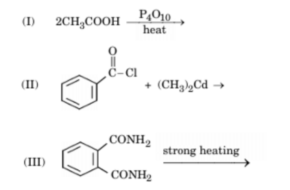 dehydration of acetic acid with phosphorus pentoxide