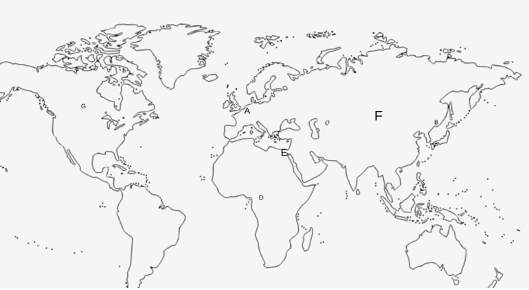 world map