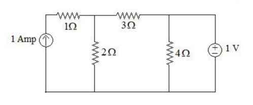 In the given circuit, current through 30 resistor