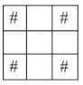 when place in the blank space would complete the pattern