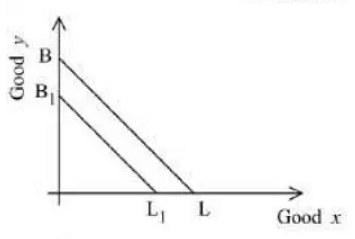 There are two goods, Good X and Good Y. Suppose there is an increase