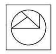 Find out the figure that can be formed from the piece given below: