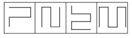 Select the figure from the options which will continue the series established by the problem figure: