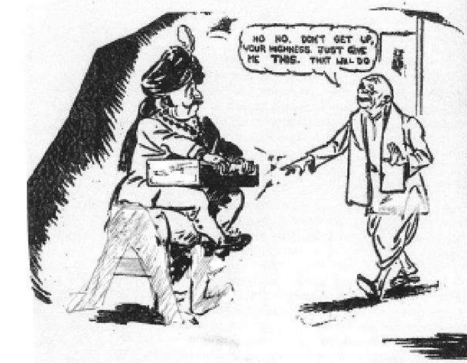 See the cartoon and answer the following question