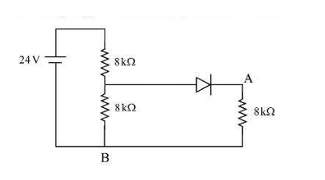 potential difference between A and B