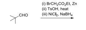 BrCH2 CO2Et, Zn