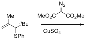 Me Bu SPh MeO2C N2 CuSo CO2Me
