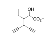 3-ethynyl-2-hydroxy-4-methylhex-3-en-5-ynoic acid