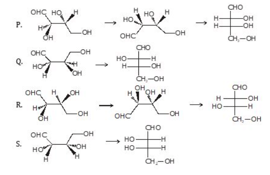 Fischer projection of D-erythrose 