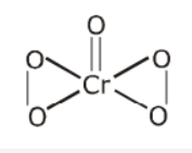 Blue colour compound of ‘Cr’ is CrO5.
