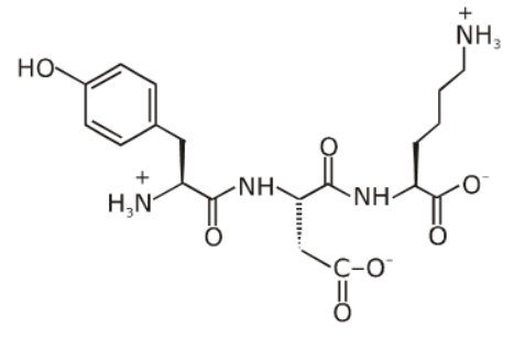  tripeptide exists as Zwitter ion