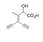 3-ethynyl-2-hydroxy-4-methylhex-3-en-5-ynoic acid
