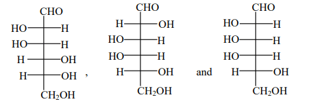 Treatment of D-glucose with aqueous NaOH results in a mixture of monosaccharides