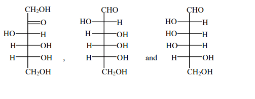 Treatment of D-glucose with aqueous NaOH results in a mixture of monosaccharides