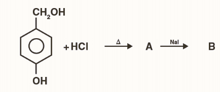 In the above reaction product B is: