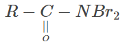 Reaction with bromine and KOH