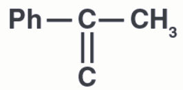 reaction with one mole of phenyl magnesium bromide (PhMgBr)