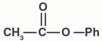 reaction with one mole of phenyl magnesium bromide (PhMgBr)