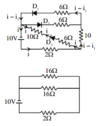  value of current through the battery