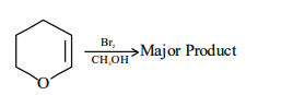 Amongst the following, the major product of