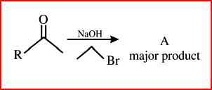 The structure of A in the given reaction