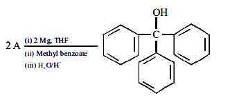 In the given reaction ‘A’ can be