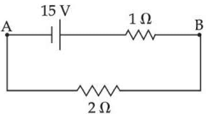 For the network shown below, the value of 