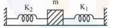 A mass m is attached to two strings as shown in figure.