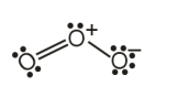 The total number of lone pairs of electrons on oxygen atoms of ozone is 