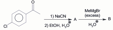 Find out the major products from the following reaction sequence