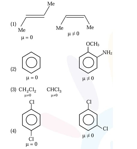 net non-zero dipole moment 