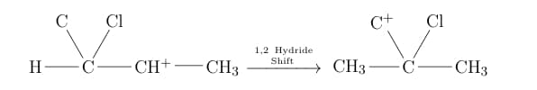 Carbocation Rearrangement
