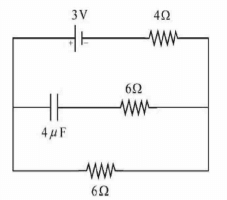 the charge accumulated in the capacitor 