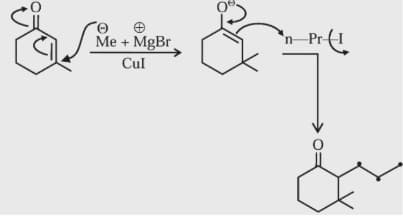 Alkylation of the ketone: