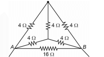 equivalent resistance across A and B